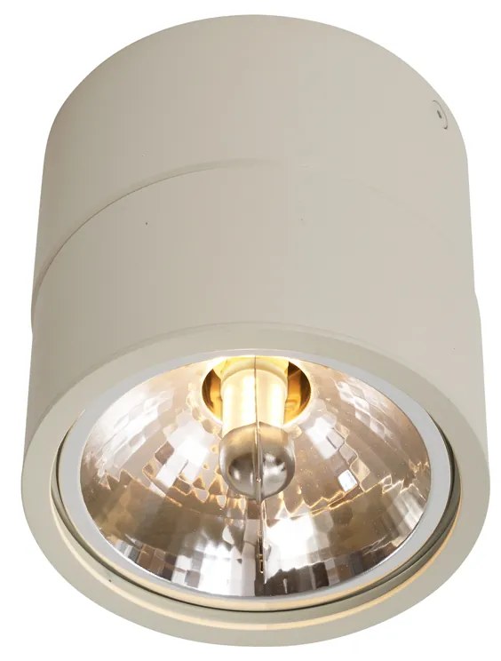 Moderne plafondSpot / Opbouwspot / Plafondspot beige G9 rond draai- en kantelbaar - Go Nine Modern G9 Binnenverlichting Lamp