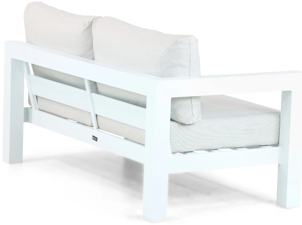 Hoek loungeset 5 personen Aluminium Wit Lifestyle Garden Furniture Luca