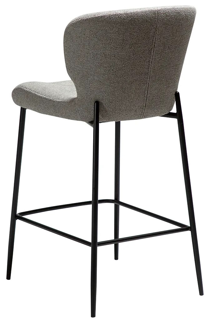 Dan-Form Glory Luxe Barstoel Grijsbruin Boucle
