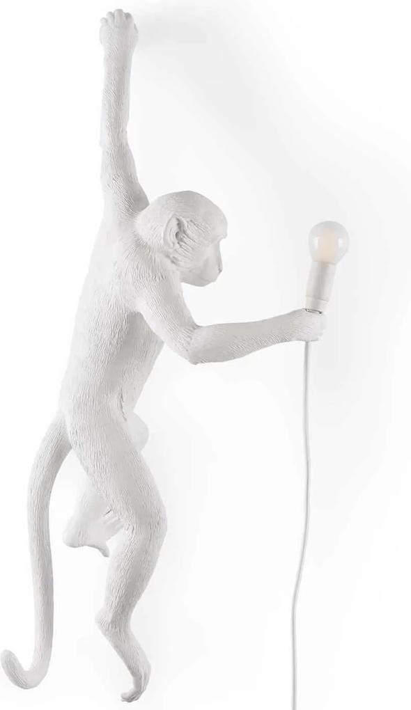 Seletti Monkey Hanging links wandlamp buiten wit