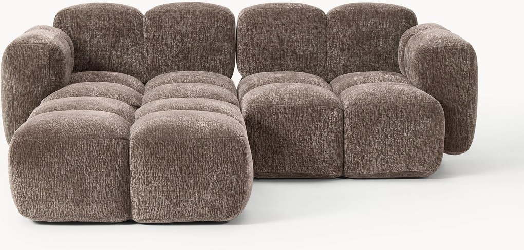 Modulaire bank Tayla (2-zits) met poef (links/rechts)