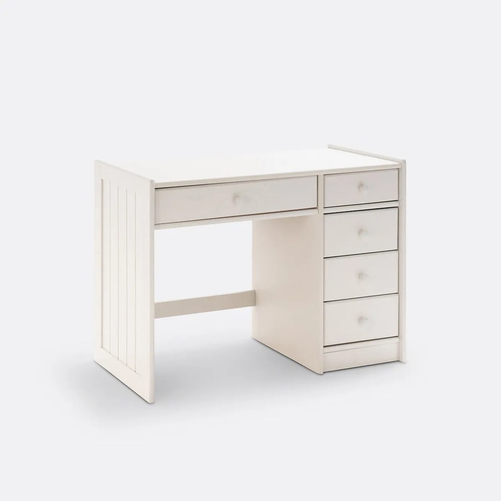 Bureau in massief grenenhout en MDF, GABY
