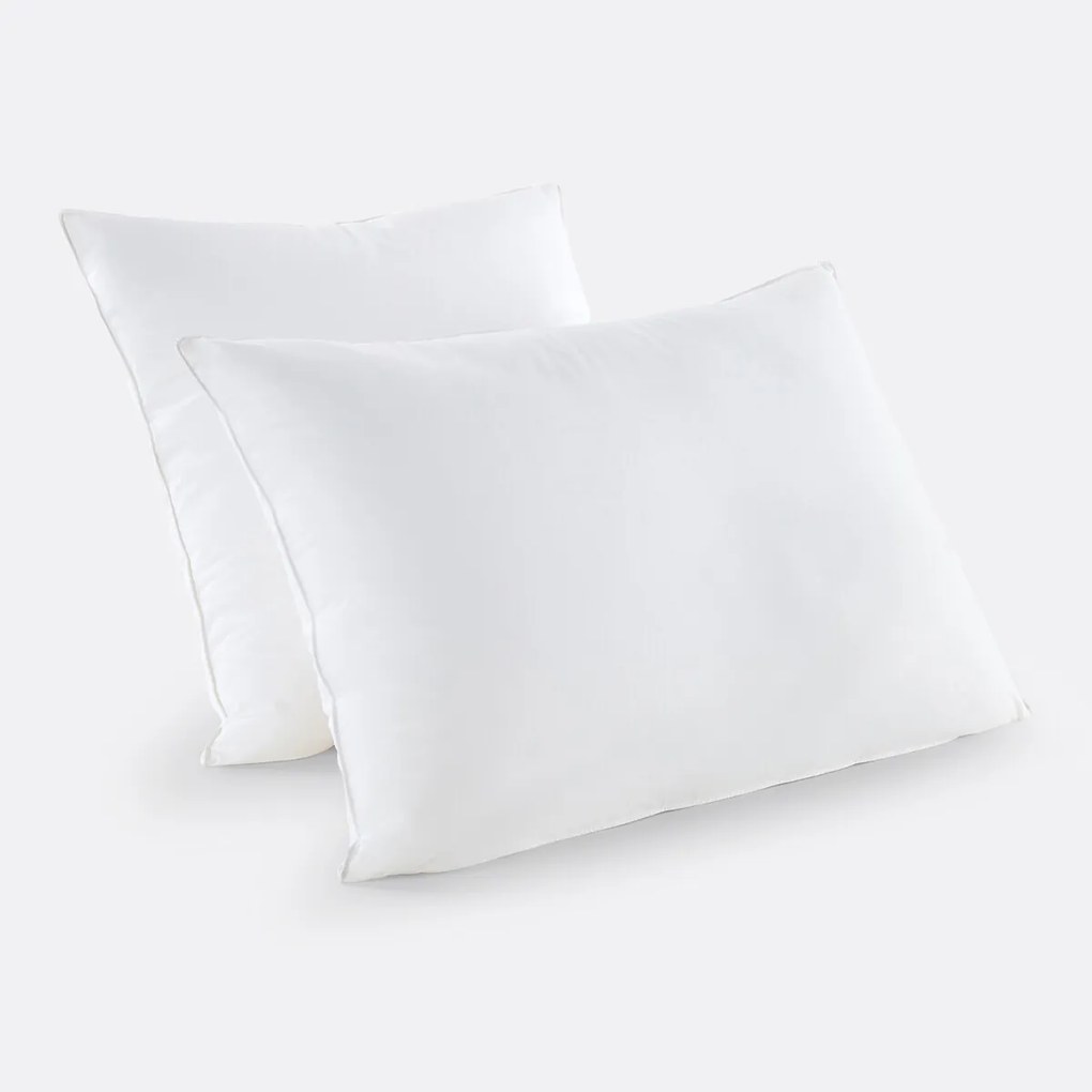 Stevig hoofdkussen in perkal Qualigel