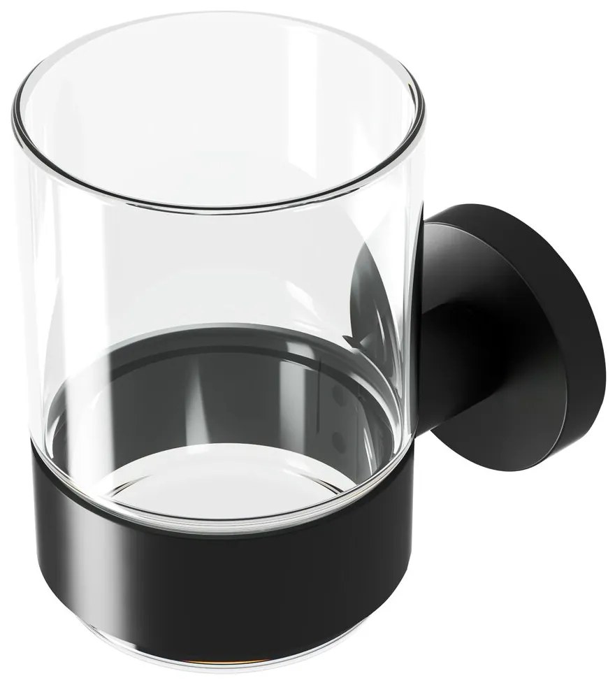 Geesa Nemox glashouder met glas zwart