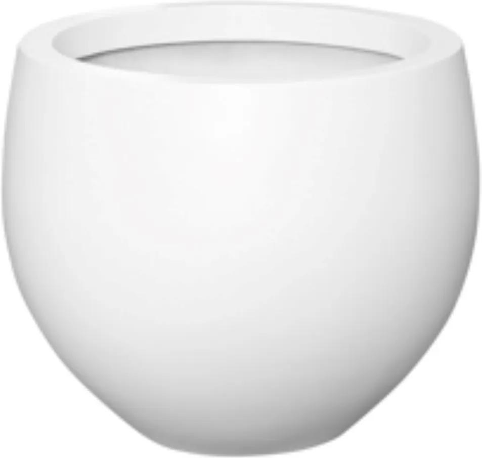 Bloempot Jumbo orb s essential 73x87 cm matte white rond