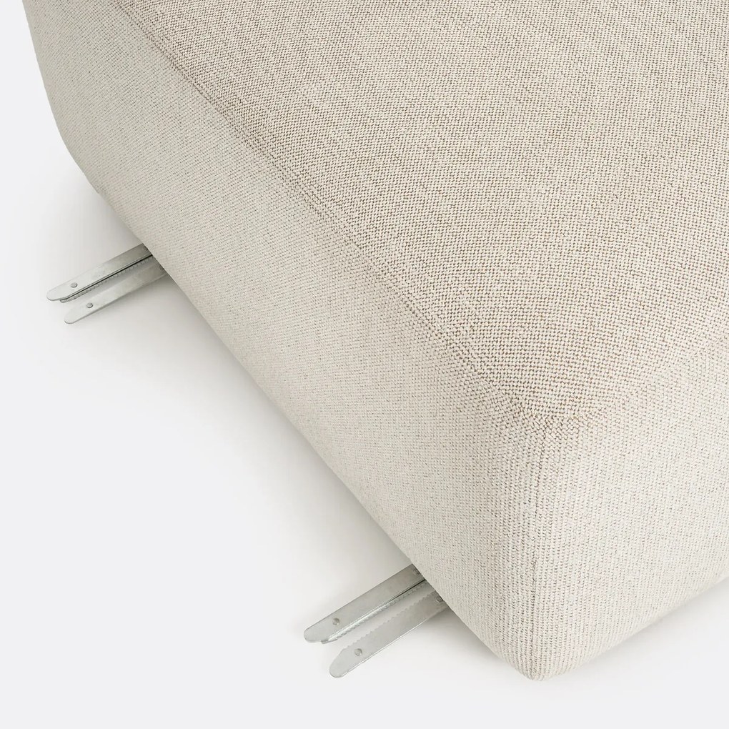 Modulaire poef, stof met structuur, Jasper