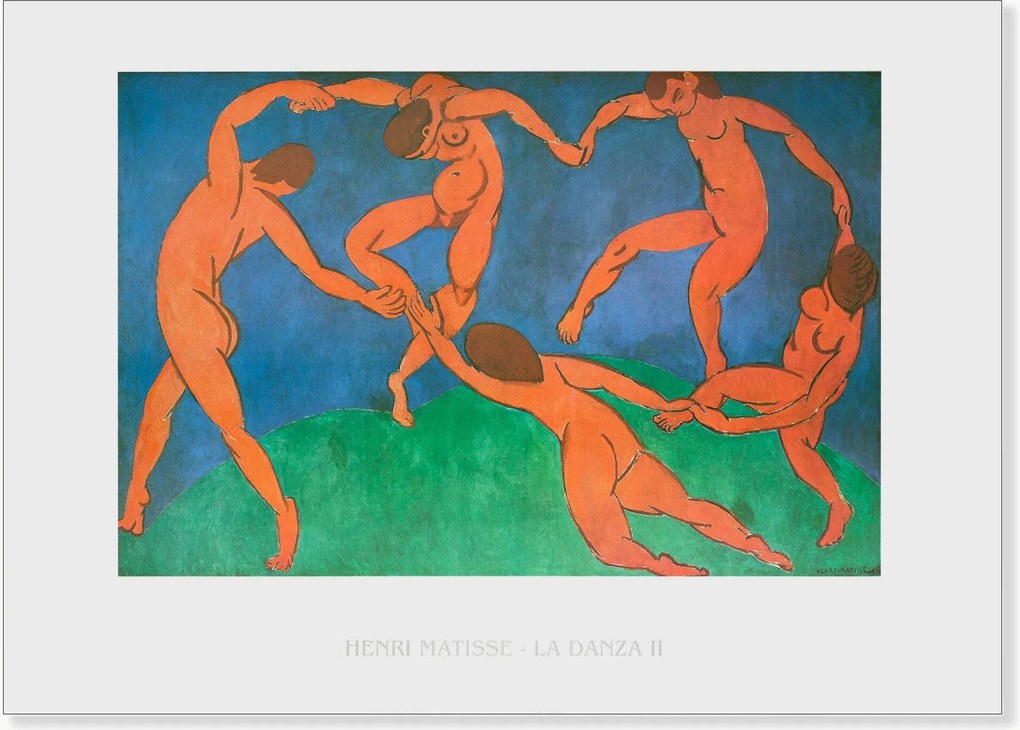 Poster Henri Matisse - La Danza II