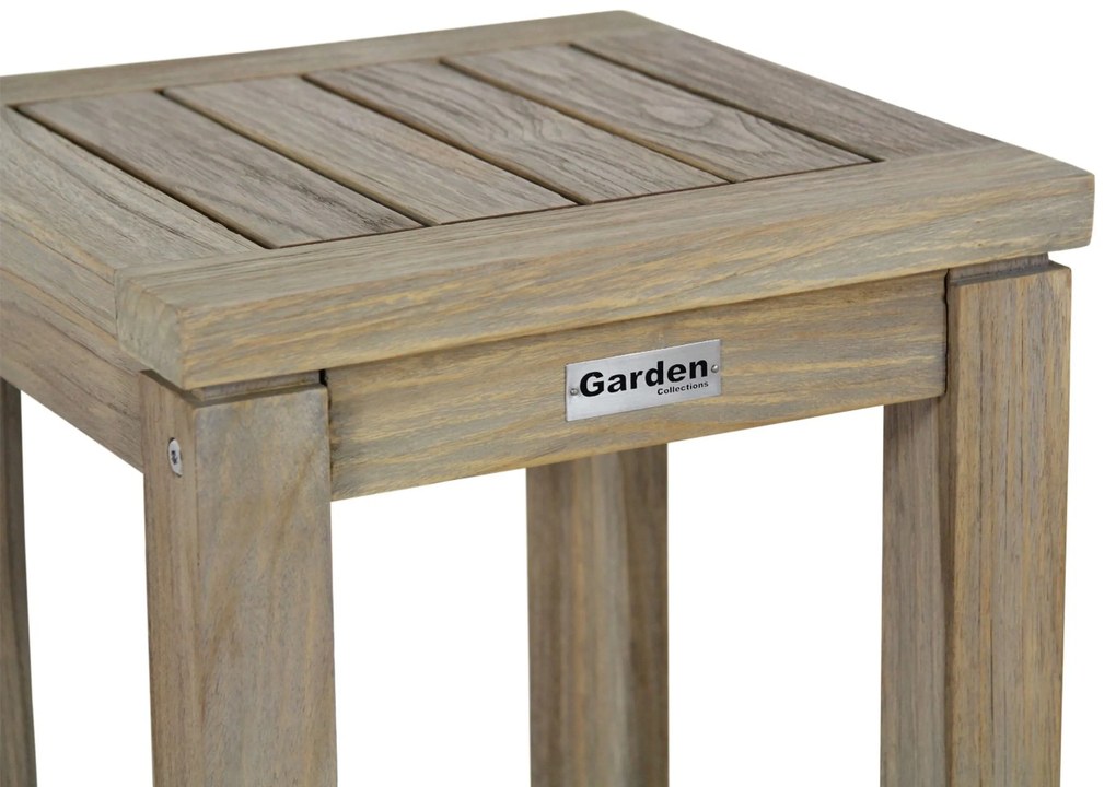 Barset 2 personen Teak Old teak greywash Garden Collections Brighton
