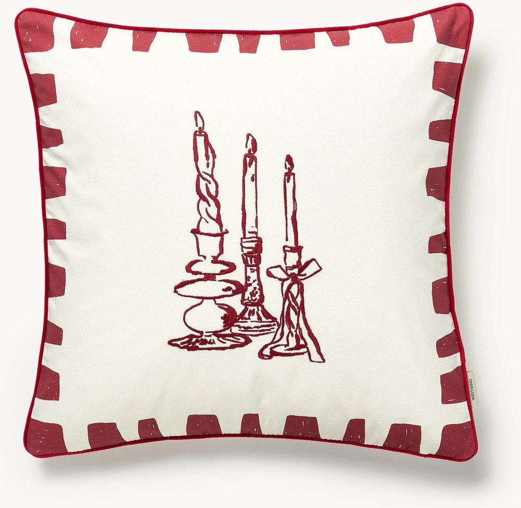 Designer kerstkussenhoes Clarette van Agathe Marty