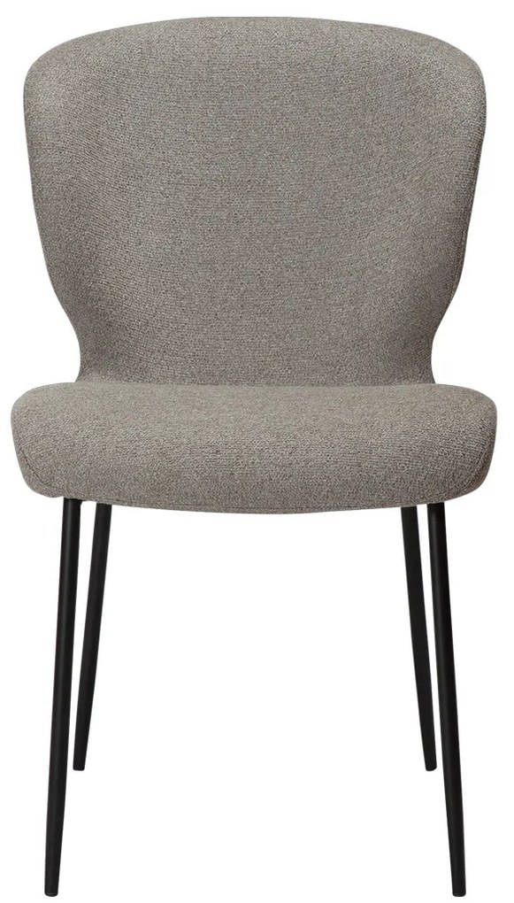 Dan-Form Glory Luxe Eetkamerstoel Grijsbruin Boucle