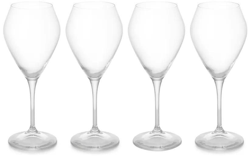 Kyros set van 4 wijnglazen, 420ml, helder glas