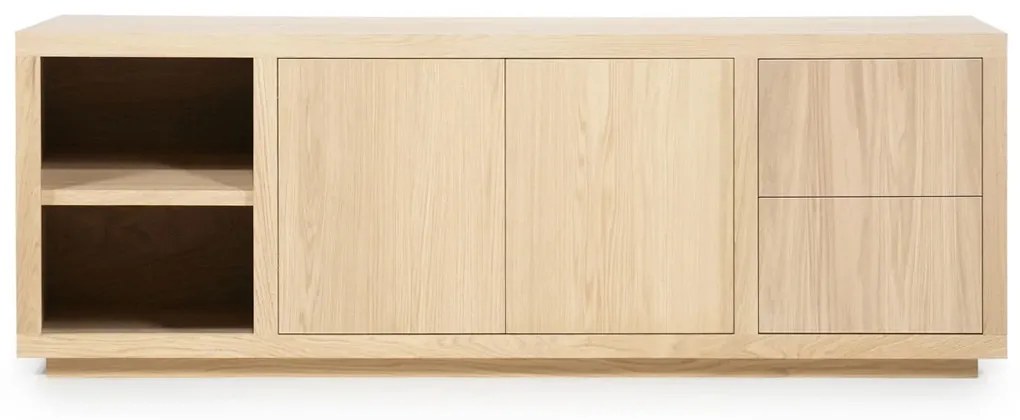 Modern Dressoir Naturel Eiken - 200x42x70cm.