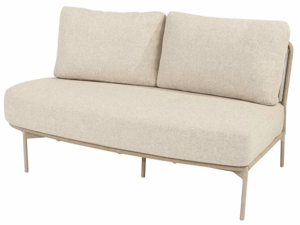 Taste by 4 Seasons Florence hoek loungebank latte *Showroommodel LoungebankLoungeset taupe weerbestendig