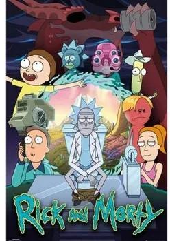 Posters Multicolour Rick And Morty  Taille unique