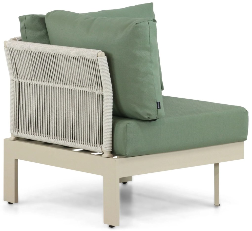Hoek loungeset 6 personen Aluminium Taupe  Lifestyle Garden Furniture Lorenzo