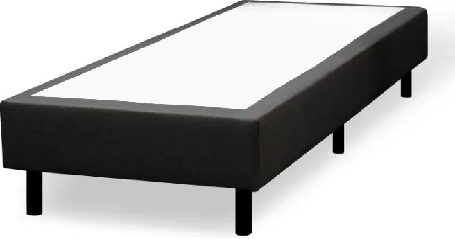Boxspring vast 90 x 200 cm | stof Inari zwart 100 | zonder matras