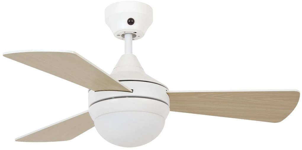 Beacon Airlie Hugger Plafondventilator 92cm White/Eik 512309