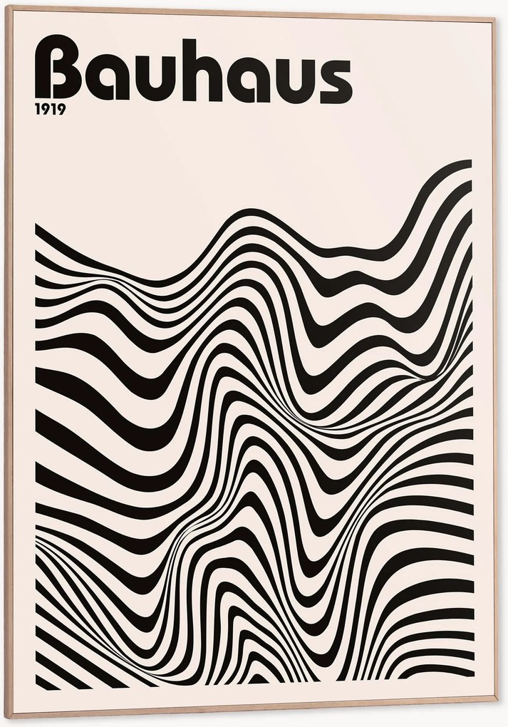 Ingelijste digitale print Bauhaus