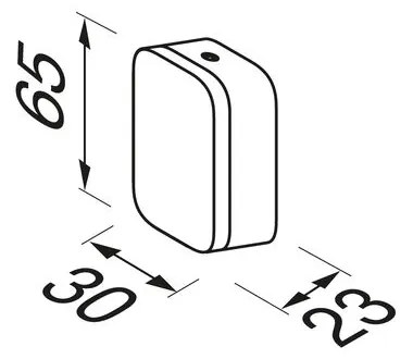 Geesa Shift handdoekhaak zwart