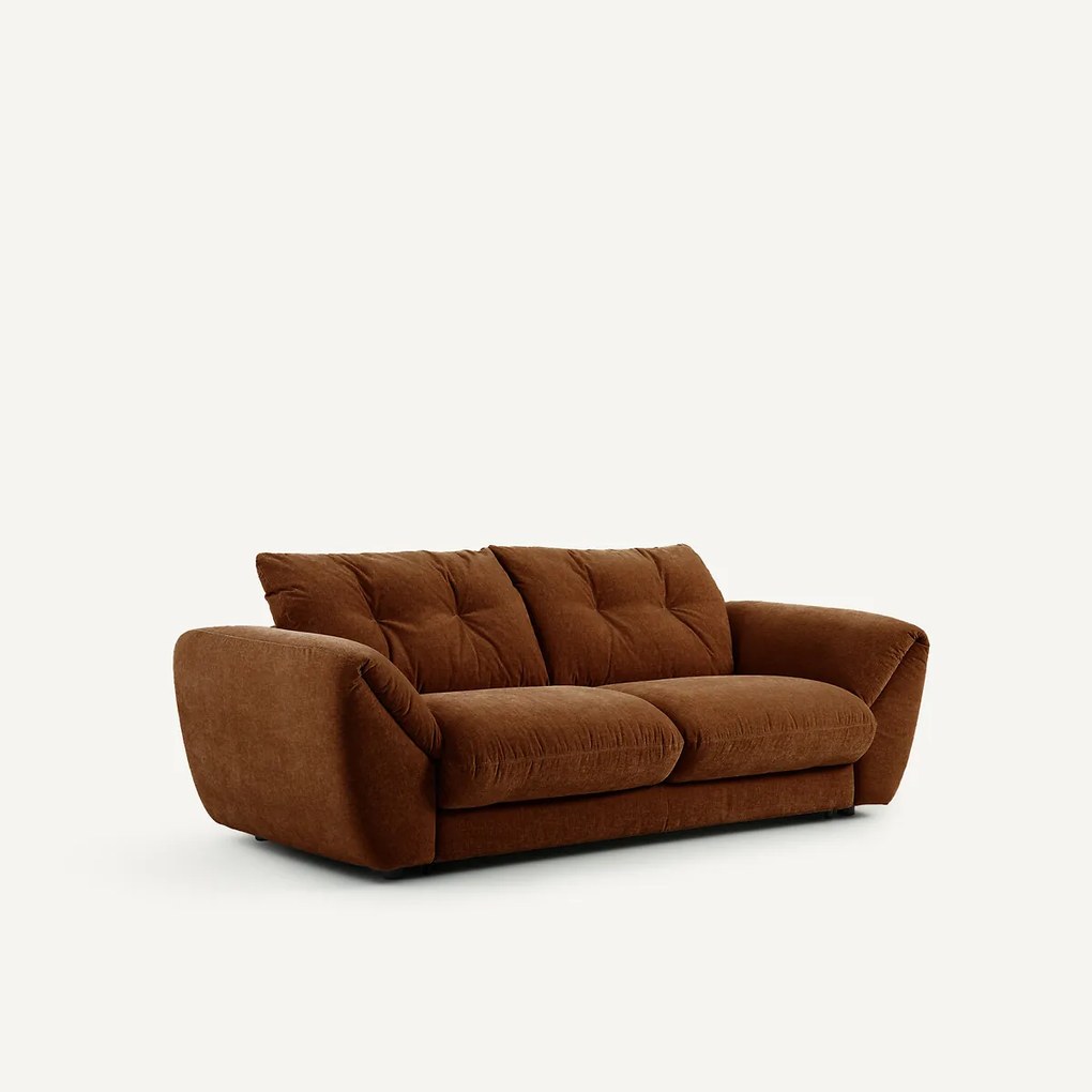 3-zits slaapbank fluweel chenille, Edgar
