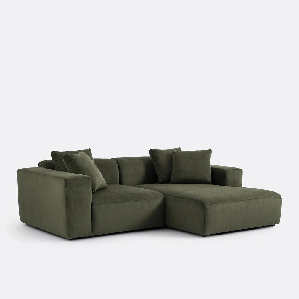 Rechter hoekbank, ribfluweel, Liora
