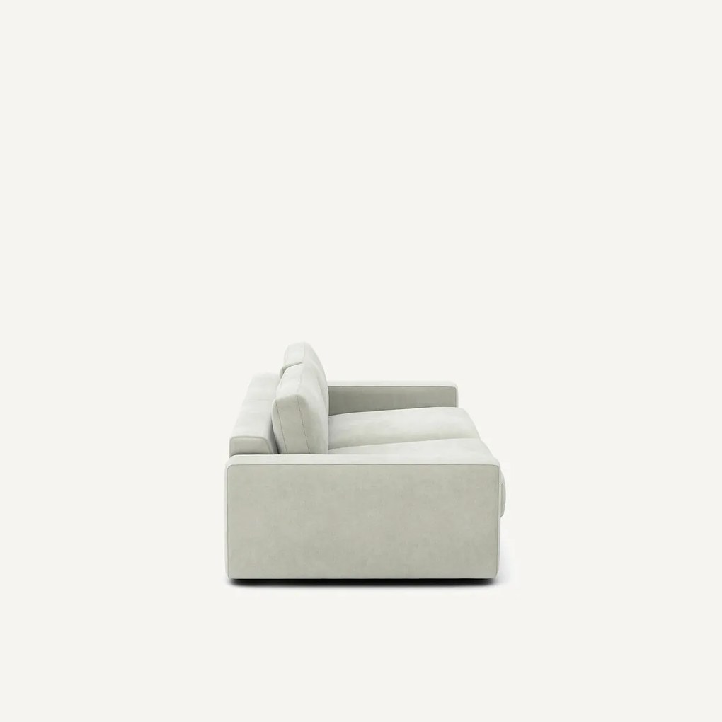 Slaapbank in stonewashed fluweel, SKANDER