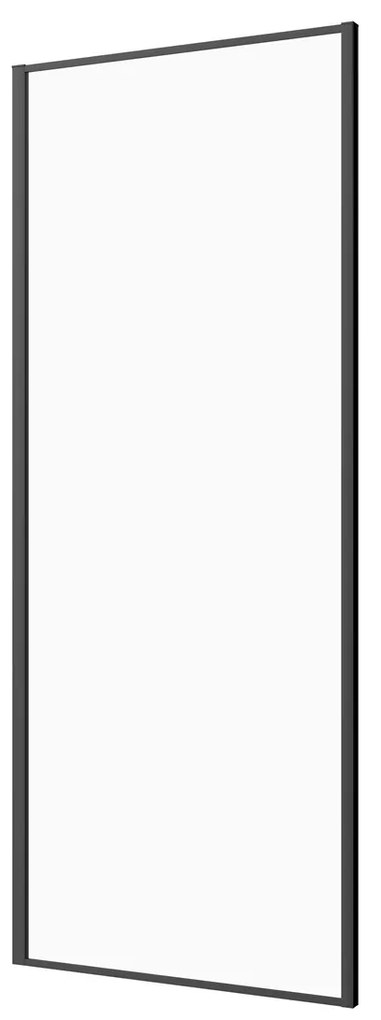 Badstuber Otile douchewand 90cm zwart mat