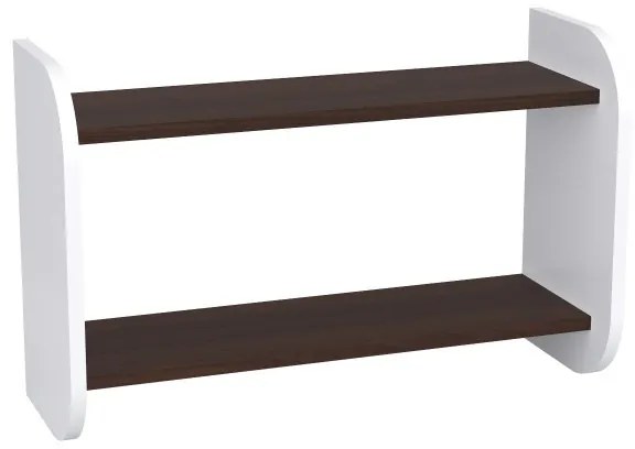 Peuter Wit - Wengé Kinderboekenplank Oscar 5060504989619 Children's Beds Home, 60x26x45cm Children's Beds Home