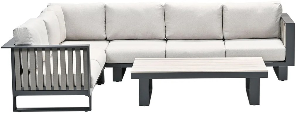 Garden Impressions Gabon hoek loungeset 4-delig - taupe