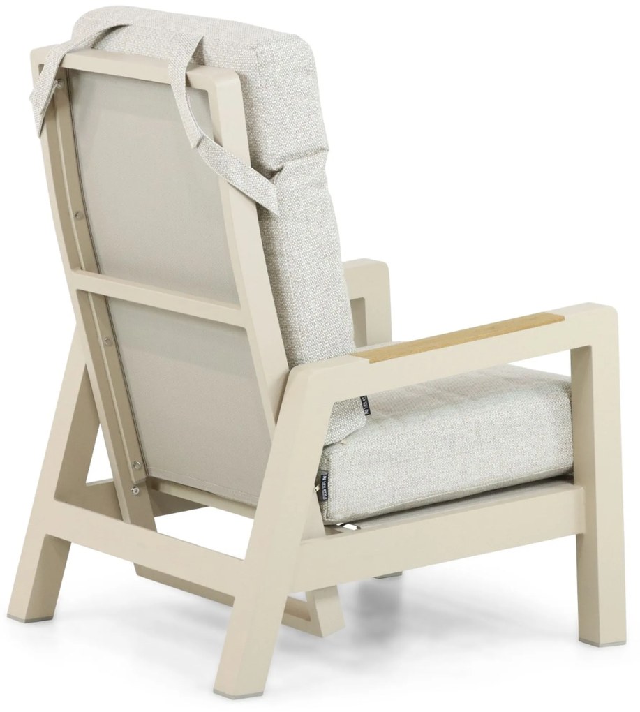 Bistroset 1 persoon Aluminium Taupe Lifestyle Garden Furniture Evora
