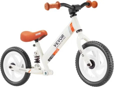 VEVOR Peuterloopfiets, 12-inch kinderfiets van koolstofstaal met verstelbare zitting en stuur, EVA-schuimbanden, geen pedalen, cadeau voor jongens en meisjes van 1-5 jaar, draagvermogen 25 kg