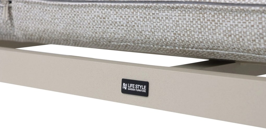 Dining Loungeset 6 personen Aluminium Taupe Lifestyle Garden Furniture Campa