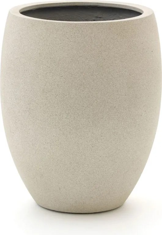 Bloempot Luca Lifestyle Grigio | Wit Kunststof  | ø55cm | Geschikt voor Buiten en binnen | Kees Smit Tuinmeubelen