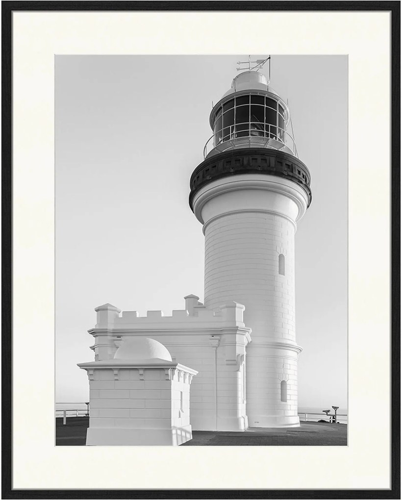 Ingelijste digitale print The Iconic Cape Byron Lighthouse