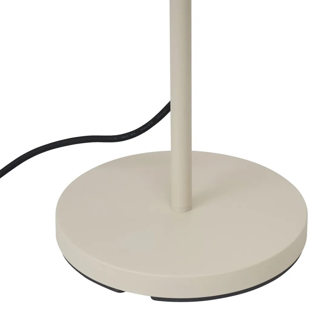 Buiten vloerlamp beige met witte kap IP65 - Virginia