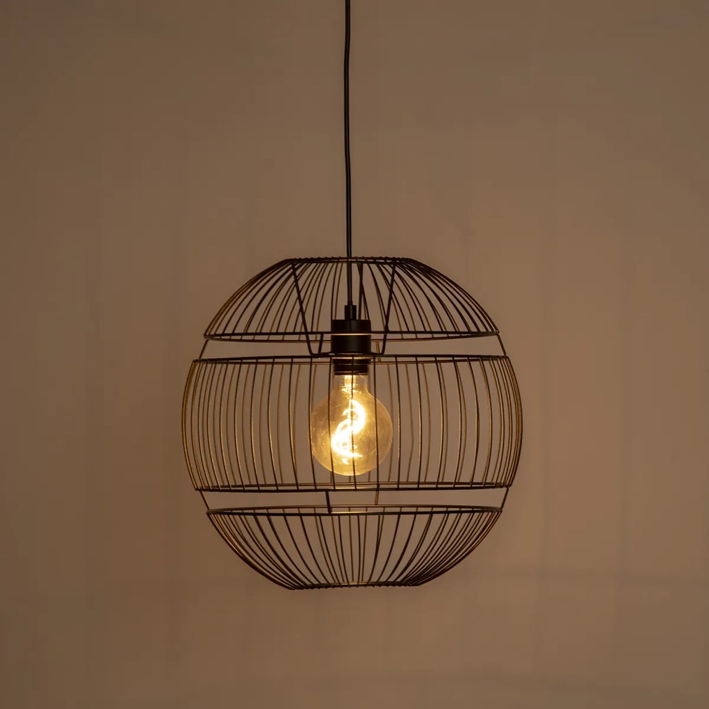 Moderne hanglamp zwart 38 cm - Sphaera
