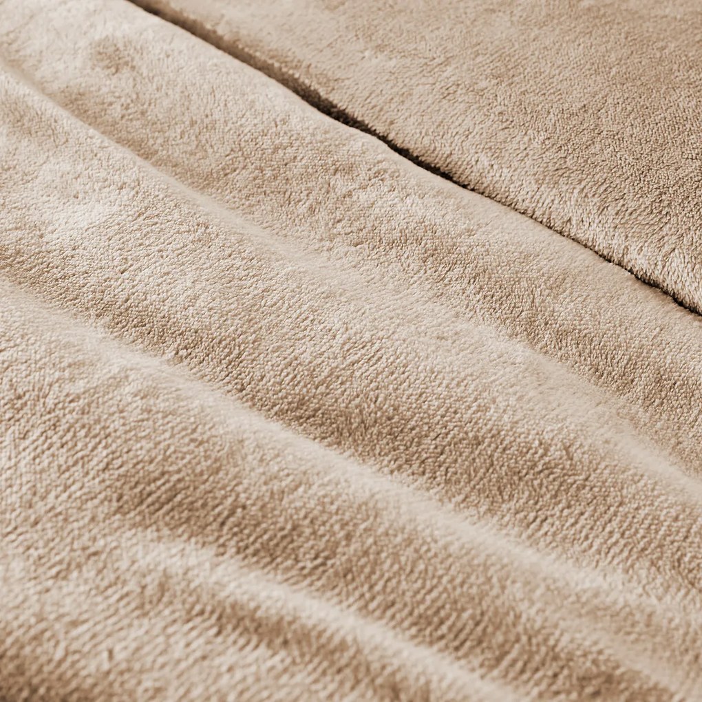 Bedset, rechthoekige kussensloop, voor/achter fleece