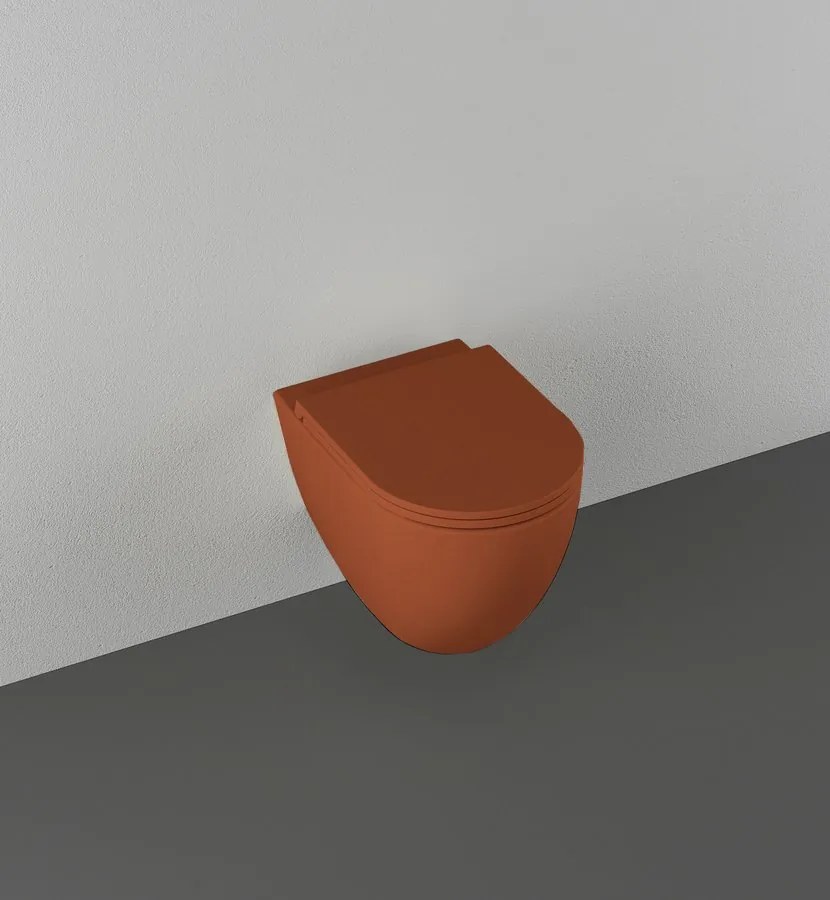 Sapho Infinity toiletpot randloos met softclose zitting terracotta