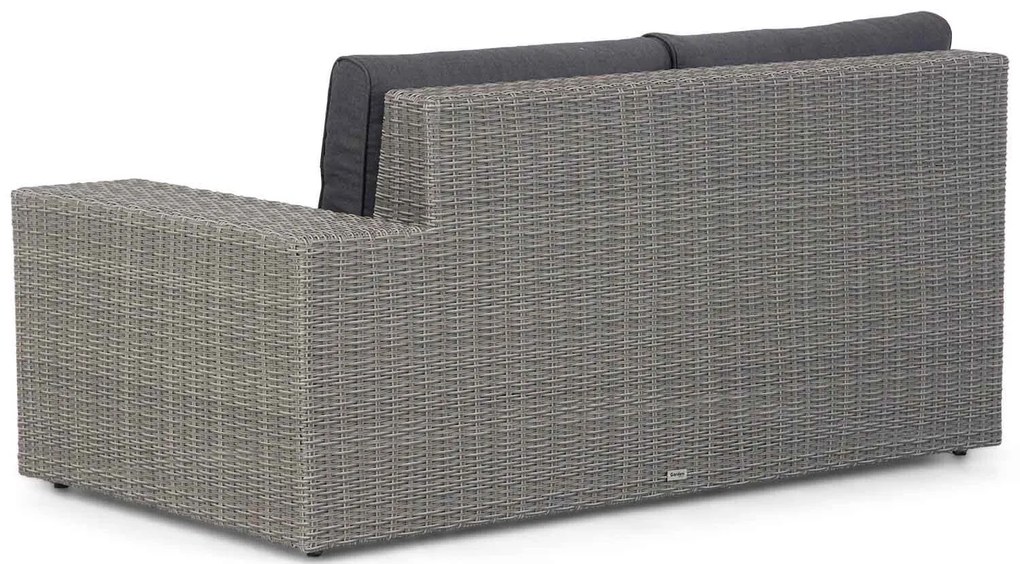 Hoek loungeset 5 personen Wicker Grijs  Garden Collections Oxford/Seaside