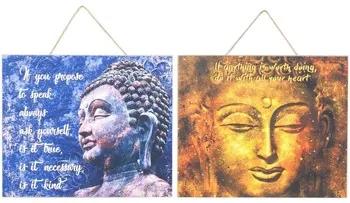 Schilderijen Multicolour Signes Grimalt  Boeddha Wandbord Set 2 U