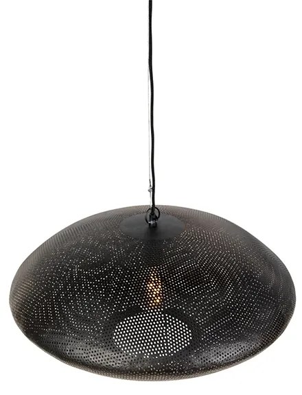 Oosterse hanglamp zwart met goud 60 cm - Radiance