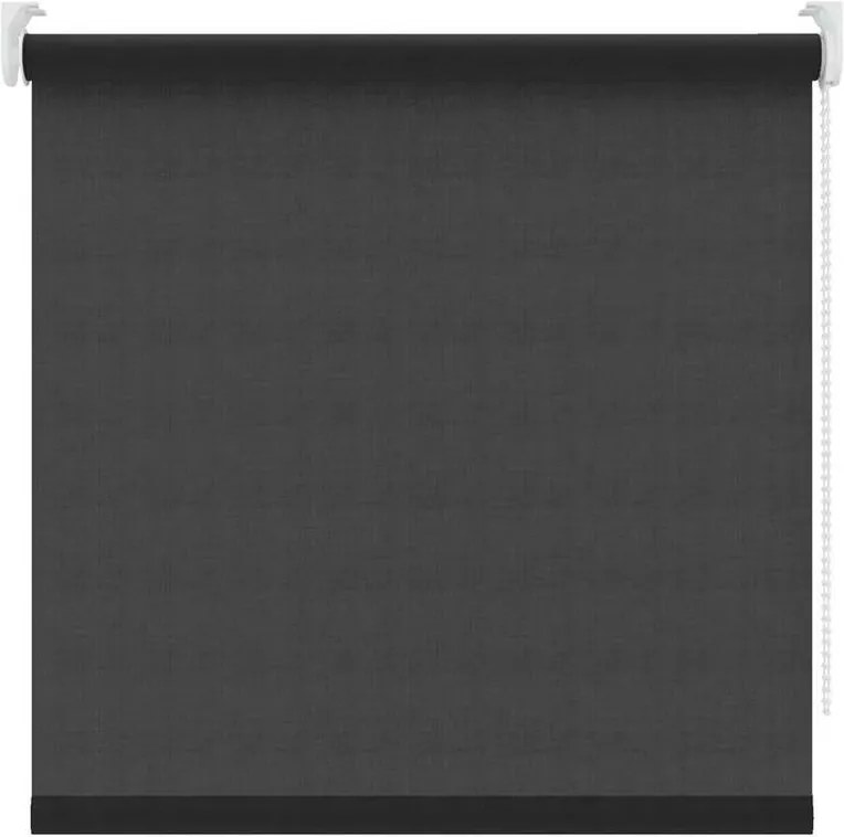 Rolgordijn lichtdoorlatend - zwart - 120x190 cm - Leen Bakker