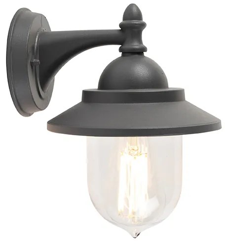 Smart buitenwandlamp donker grijs incl. Wifi ST64 - Oxford