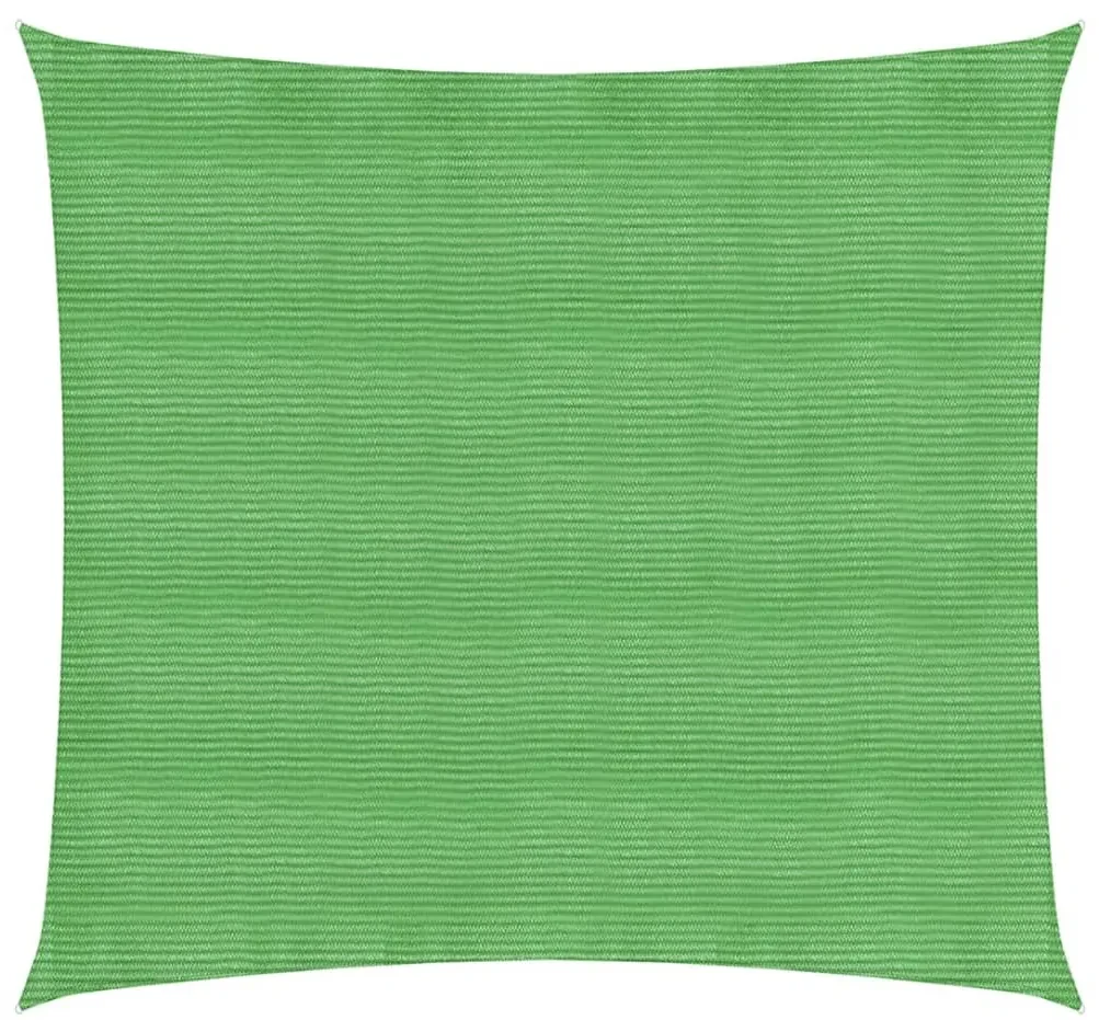 vidaXL Zonnezeil 160 g/m² 5x5 m HDPE lichtgroen