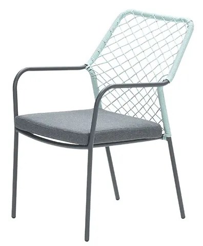 Garden Impressions Ross tuinset 5-delig zacht groen - Mina tuintafel 90x90 cm