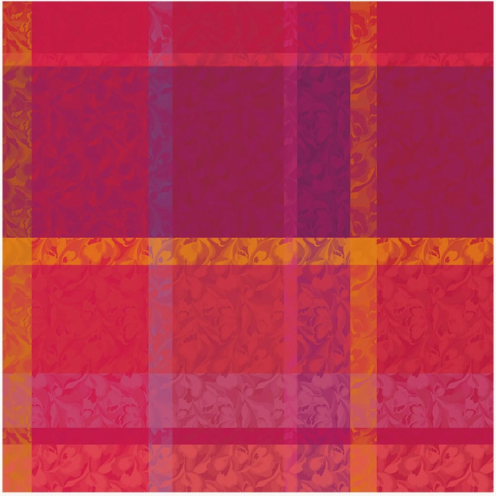 Jacquard tafelkleed Mille Folk Canneberge