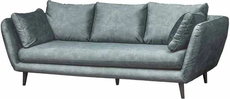 3-zits bank Runda | velours Adore Steel grijs 149