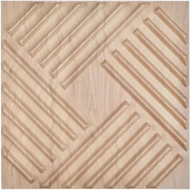 VEVOR 3D wandpanelen, set van 12, 150x50cm PVC wandbekleding in een moderne minimalistische stijl, 2,97m² dekking, interieurontwerp voor slaapkamers, woonkamers en speelkamers, lichte houtkleur