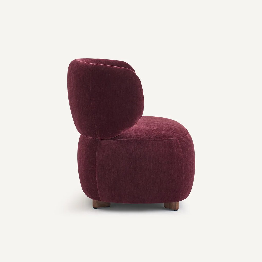 Fluwelen fauteuil, MODALIE, ontwerp Emmanuel Gallina