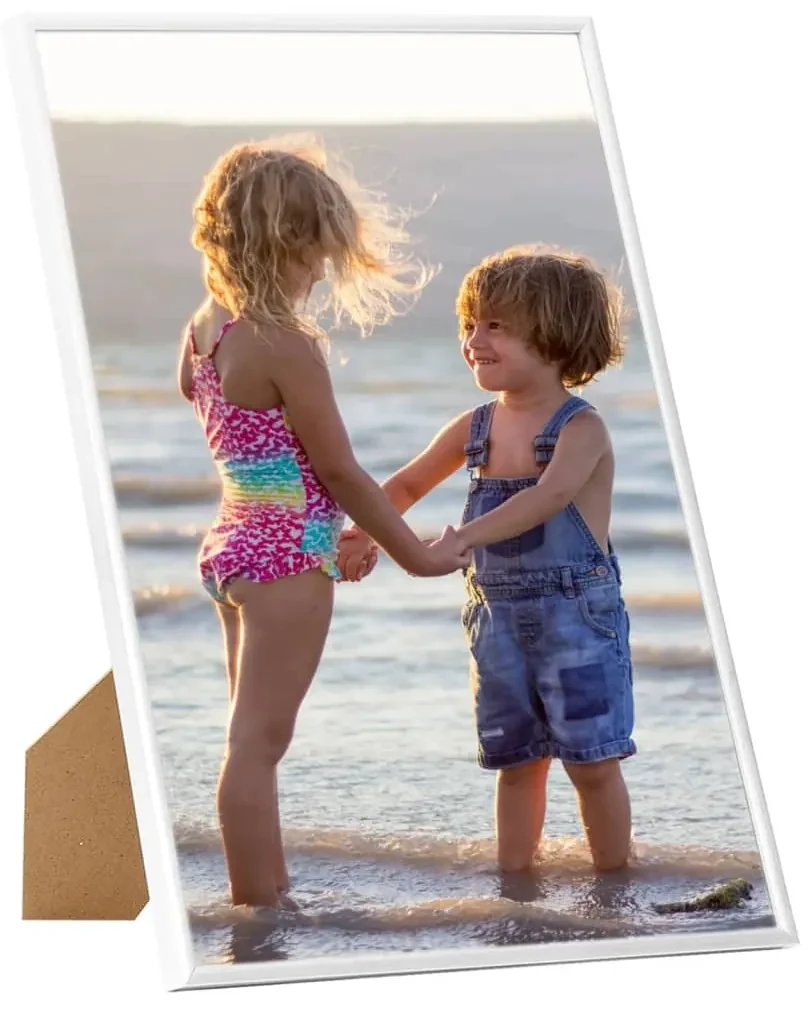 vidaXL Fotolijsten 3 st voor wand of tafel 59,4x84 cm MDF wit